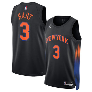 Josh Hart New York Knicks black jersey