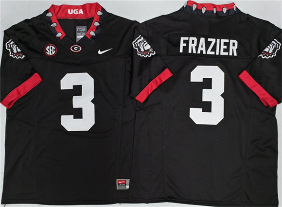 Nate Frazier Georgia Bulldogs black jersey