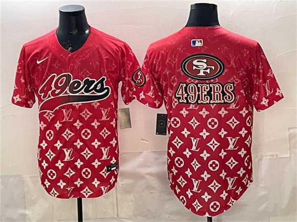 Team Big Logo San Francisco 49ers red Limited jersey