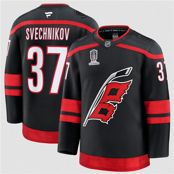 Andrei Svechnikov Carolina Hurricanes black Home jersey