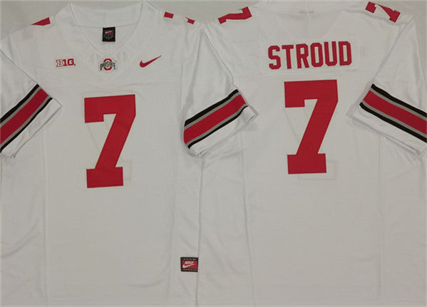 C.J. Stroud Ohio State Buckeyes white Limited jersey
