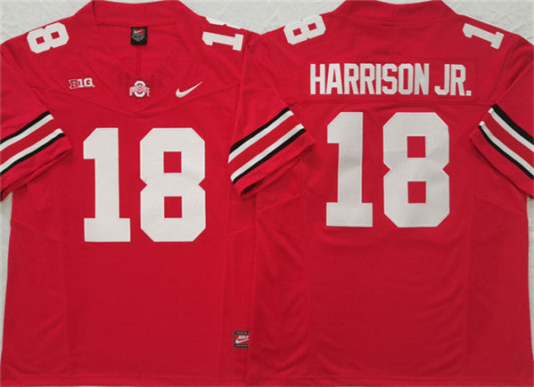Marvin Harrison Jr Ohio State Buckeyes red Limited jersey