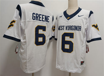 Garrett Greene West Virginia Mountaineers white jersey