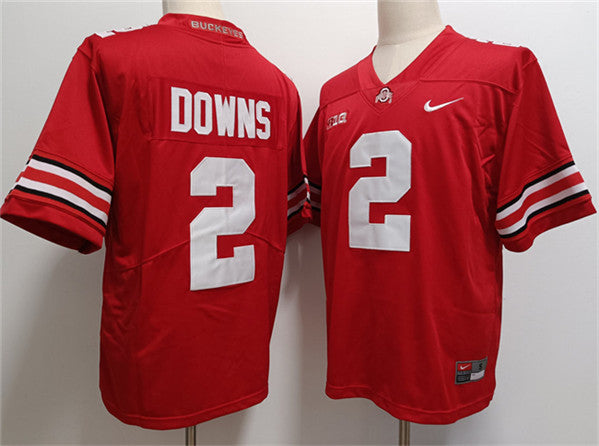 Caleb Downs Ohio State Buckeyes red Limited jersey