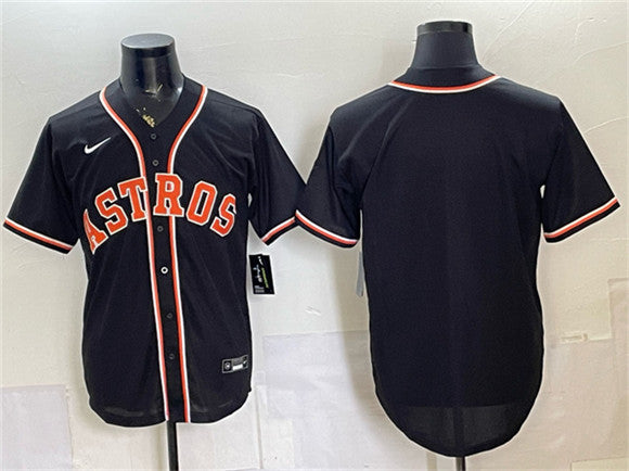 Custom Houston Astros black Fashion jersey