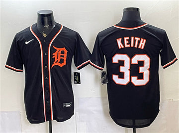 Colt Keith Detroit Tigers black Fashion jersey