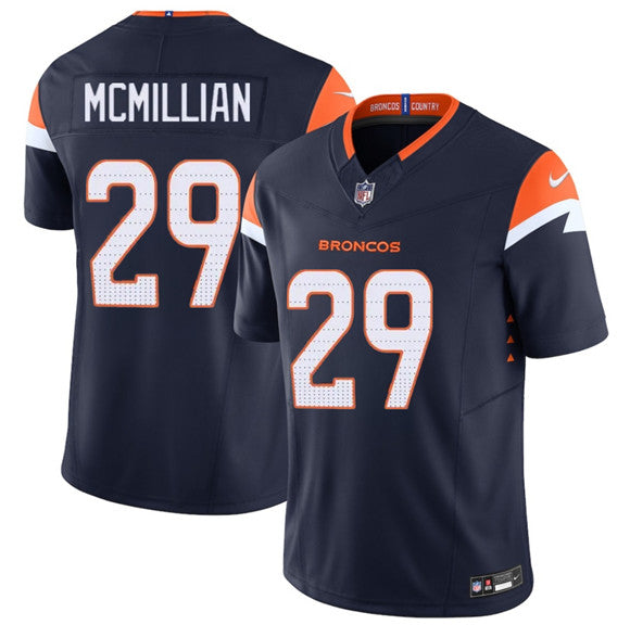Ja'Quan McMillan Denver Broncos navy Vapor jersey