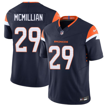 Ja'Quan McMillan Denver Broncos navy Vapor jersey