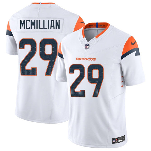 Ja'Quan McMillan Denver Broncos white Vapor jersey