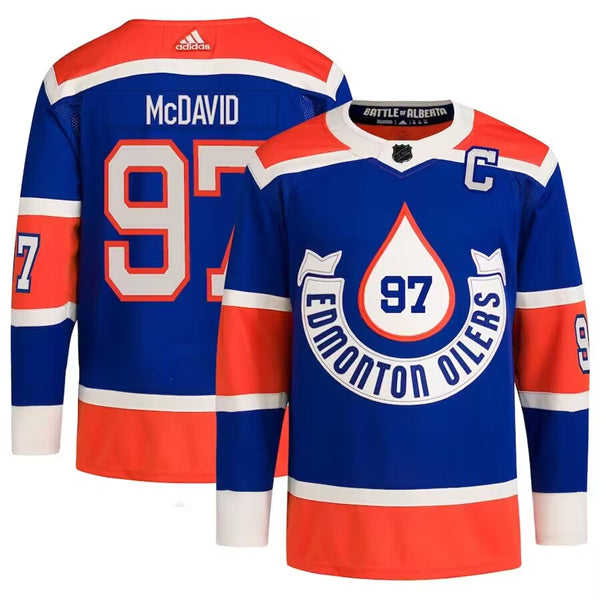 Connor McDavid Edmonton Oilers Heritage jersey