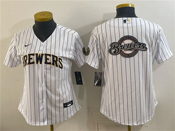 Milwaukee Brewers white jersey