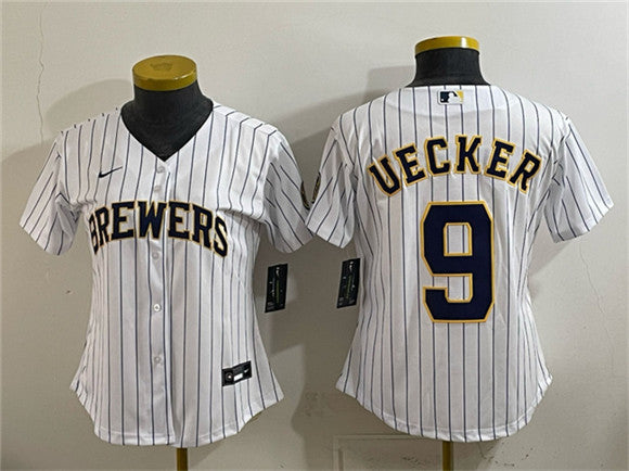 Bob Uecker Milwaukee Brewers white jersey