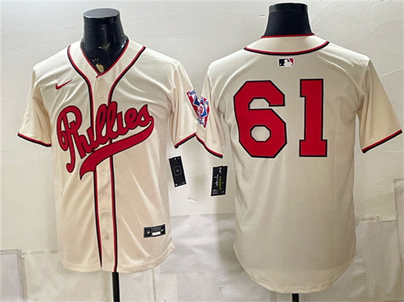 Cristopher Sánchez Philadelphia Phillies cream jersey