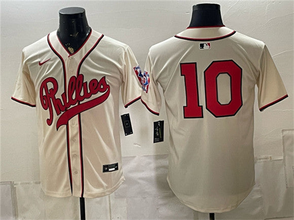 J.T. Realmuto Philadelphia Phillies cream jersey
