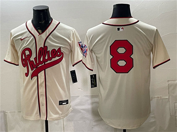 Nick Castellanos Philadelphia Phillies cream jersey