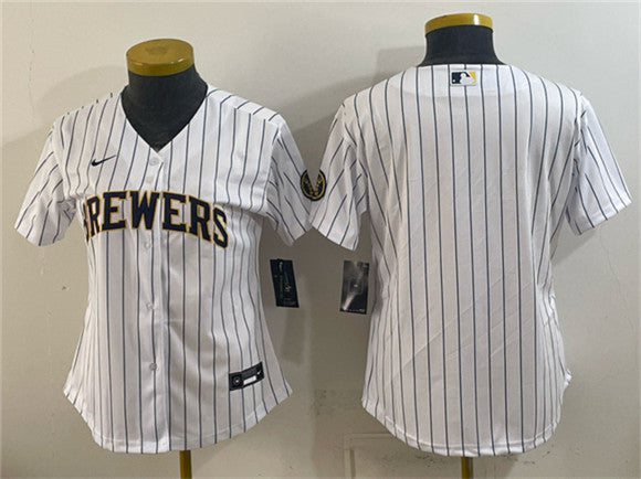 Milwaukee Brewers white jersey