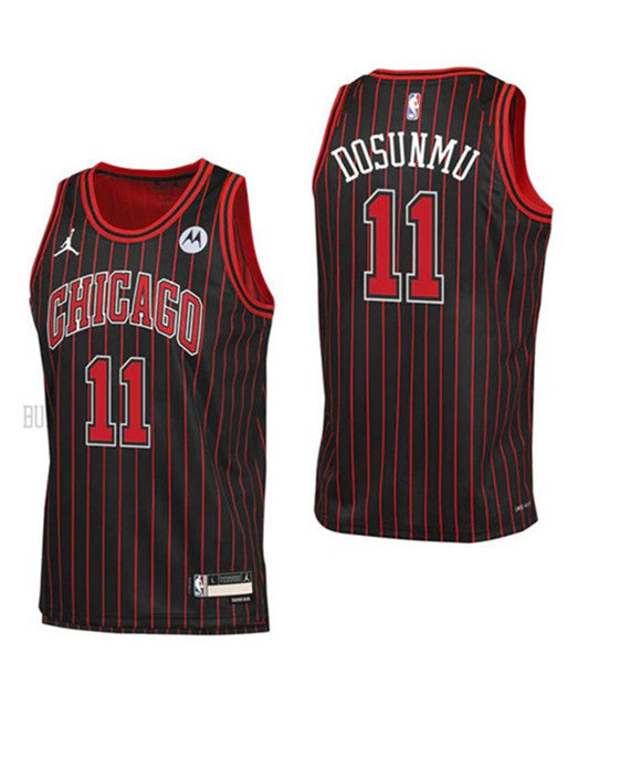Custom Chicago Bulls black jersey