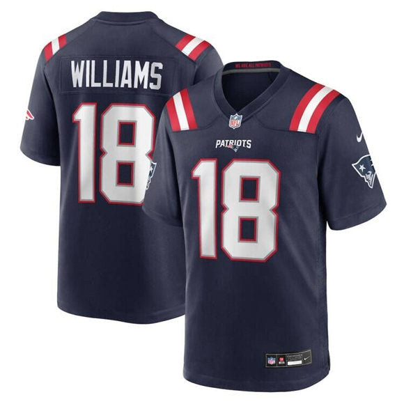 Kyle Williams New England Patriots navy Game jersey