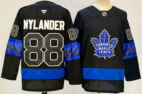 William Nylander Toronto Maple Leafs black jersey