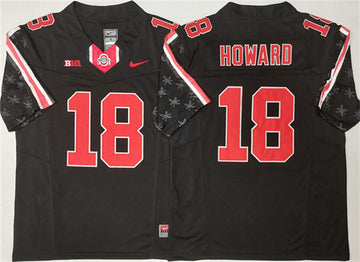 Will Howard Ohio State Buckeyes black Limited jersey