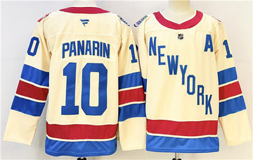 Artemi Panarin New York Rangers beige Winter Classic jersey