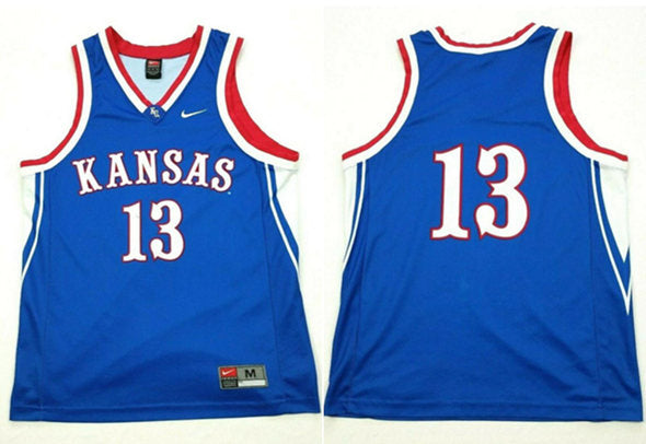 Jeff Boschee Kansas Jayhawks blue jersey