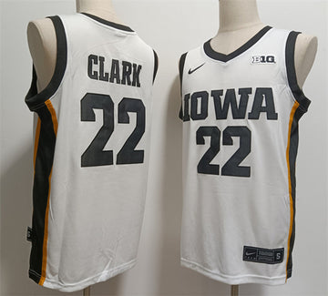 Caitlin Clark Iowa Hawkeyes white jersey