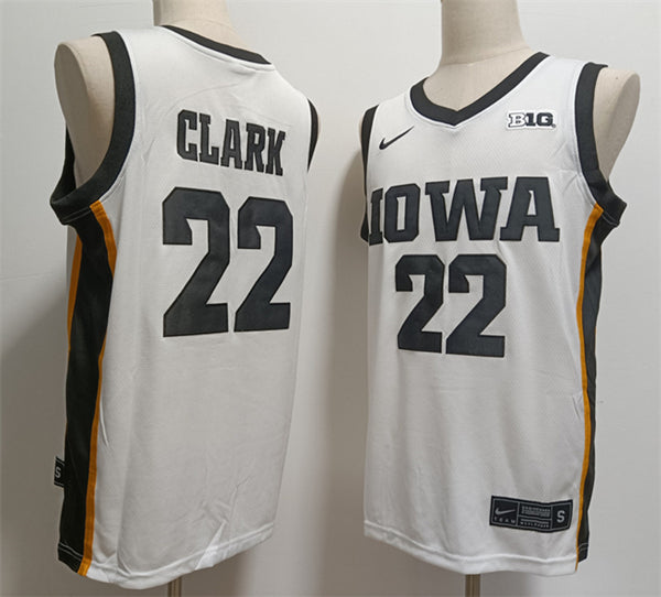 Caitlin Clark Iowa Hawkeyes white jersey