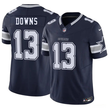 Caleb Downs Dallas Cowboys navy Vapor jersey