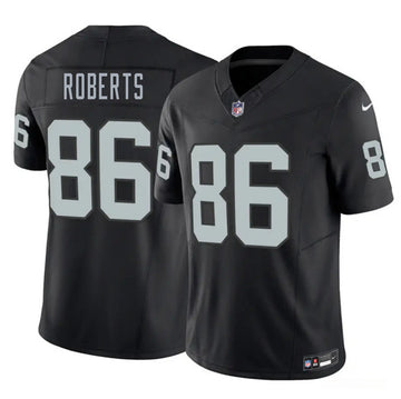 Chase Roberts Las Vegas Raiders black Vapor jersey
