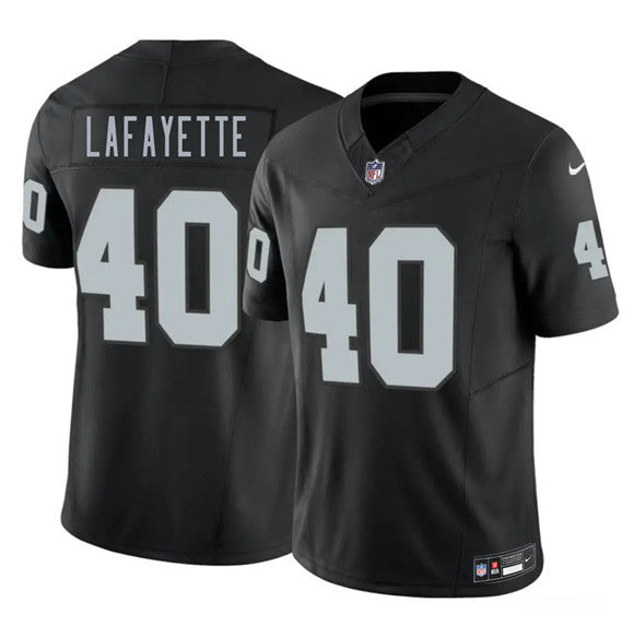 Devin Lafayette Las Vegas Raiders black Vapor jersey