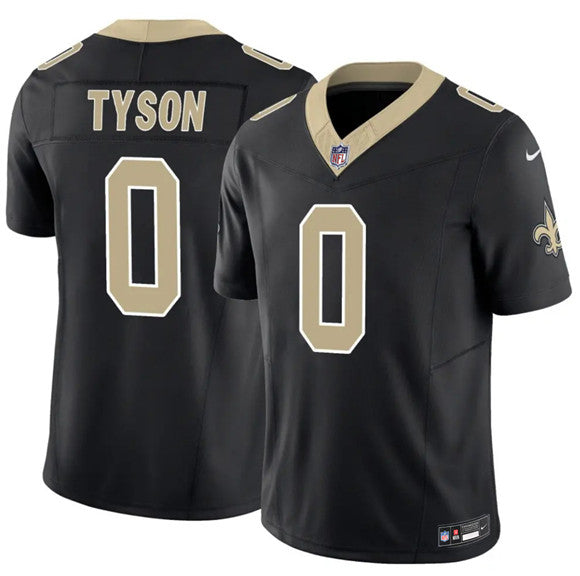 Jordyn Tyson New Orleans Saints black Vapor jersey