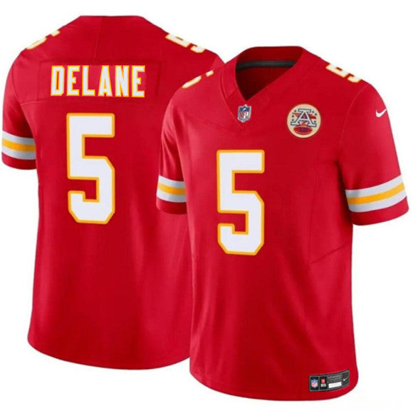 Mansoor Delane Kansas City Chiefs red Vapor jersey