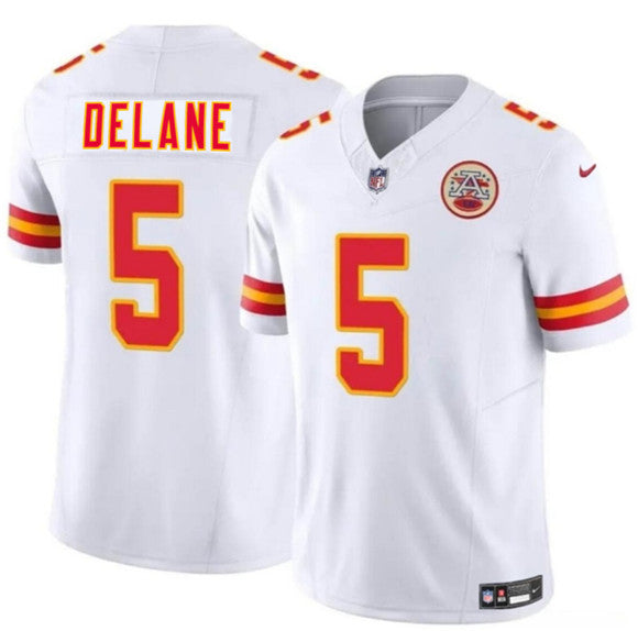 Mansoor Delane Kansas City Chiefs white Vapor jersey