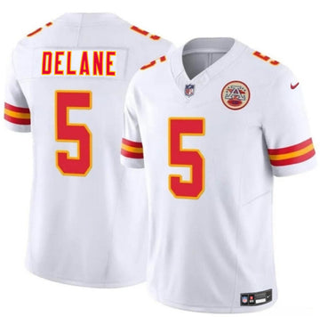 Mansoor Delane Kansas City Chiefs white Vapor jersey