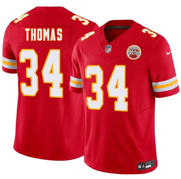 Mason Thomas Kansas City Chiefs red Vapor jersey