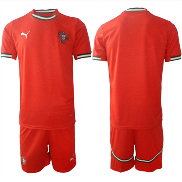 Custom Portugal National Team red Home jersey