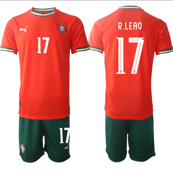 Rafael Leão Portugal National Team red Home jersey