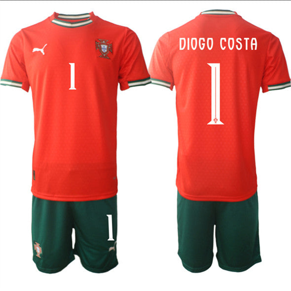 Diogo Costa Portugal National Team red Home jersey