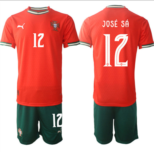 José Sá Portugal National Team red Home jersey