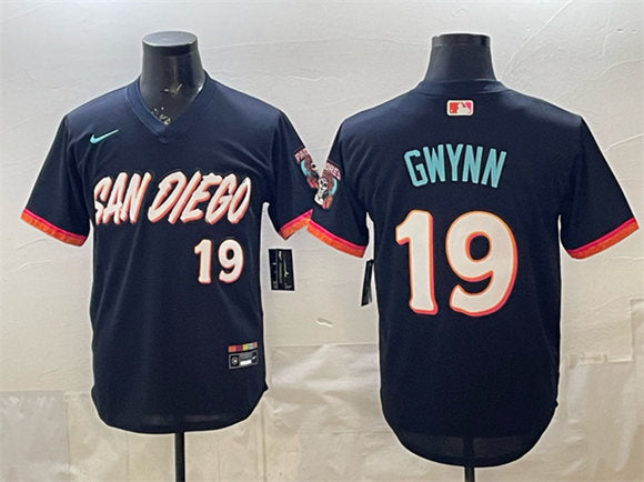 Tony Gwynn Obsidian San Diego Padres City Connect jersey