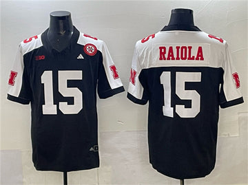 Dylan Raiola Nebraska Cornhuskers black Vapor jersey