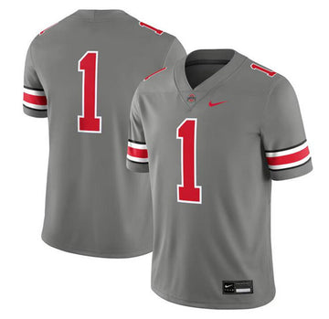 Ohio State Buckeyes gray jersey