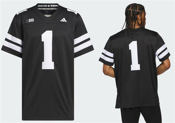 Nebraska Cornhuskers black jersey