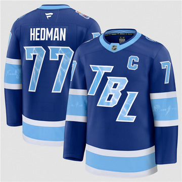 Victor Hedman Tampa Bay Lightning blue Stadium Series jersey