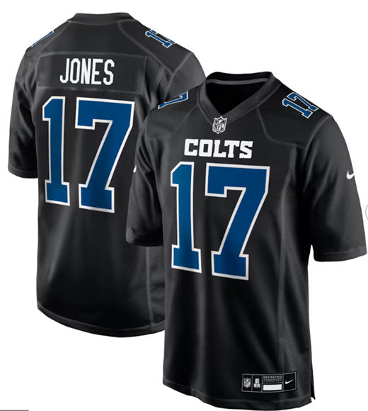 Custom Indianapolis Colts black Game jersey