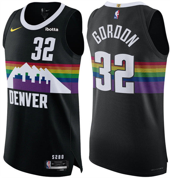 Aaron Gordon Denver Nuggets black City Edition jersey