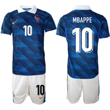 Mbappé France National Team navy Home jersey