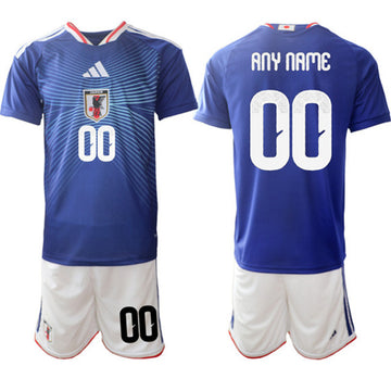 Custom Japan National Team blue Home jersey