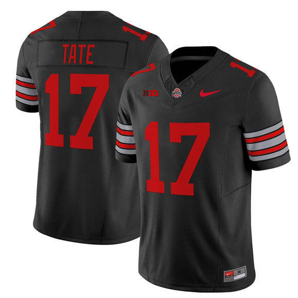 Carnell Tate Ohio State Buckeyes black jersey